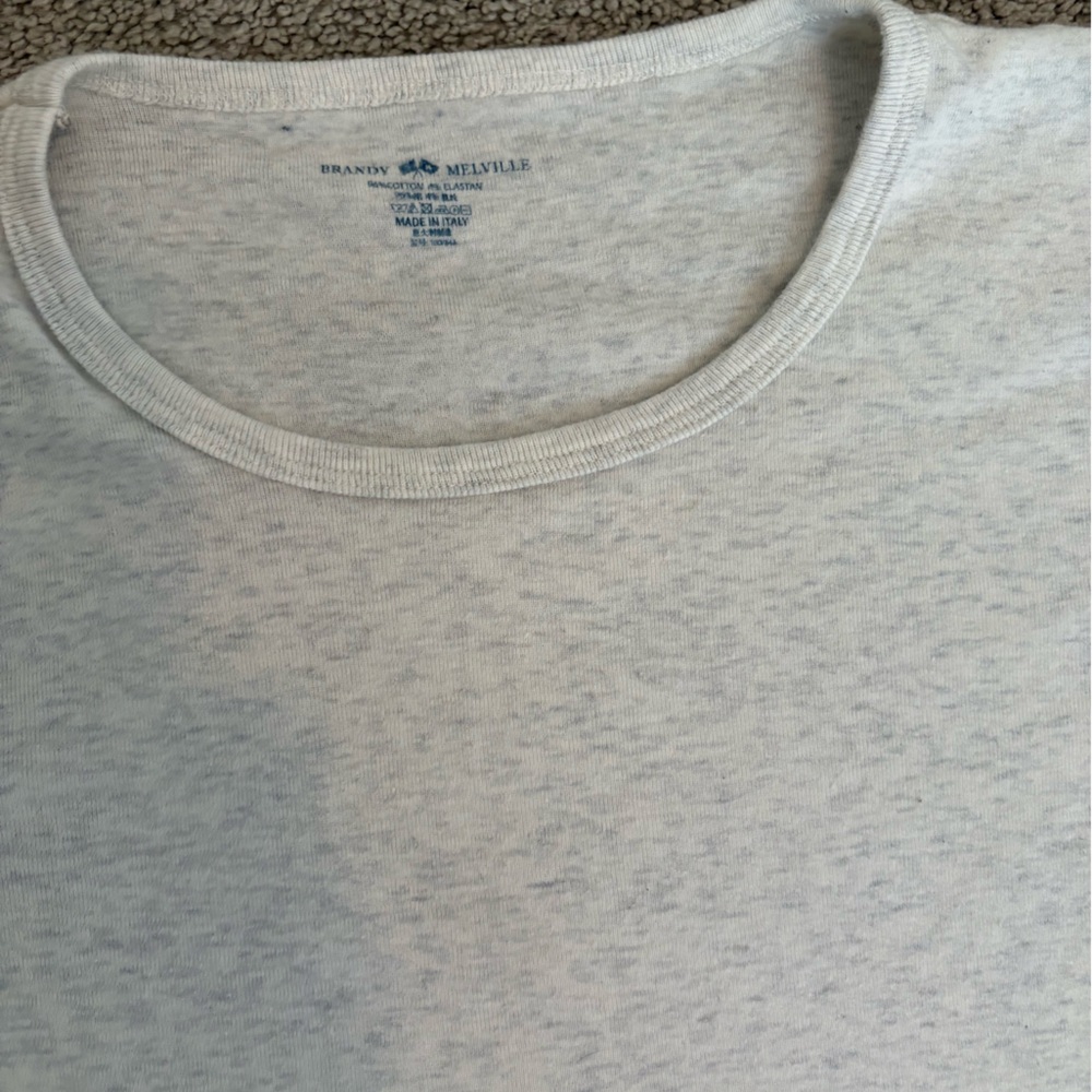 Brandy Melville Heather Gray Tee